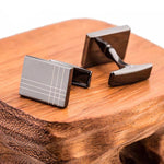 Black Suave Men's Cuff links