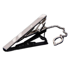Stylish Metal Crystal Tie Clips