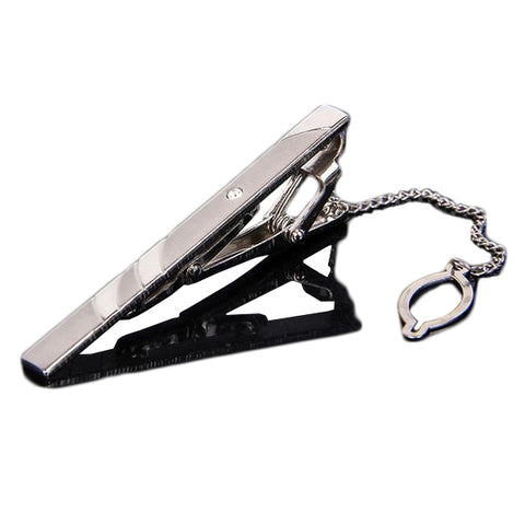 Stylish Metal Crystal Tie Clips