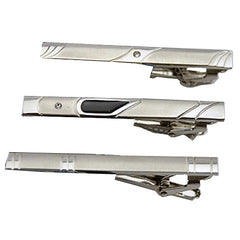 Multi Styles Silver Metal  Tie Clip