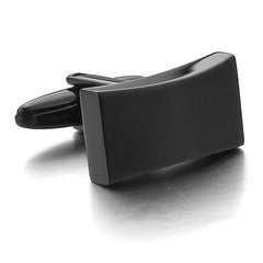 Black Stainless Steel Cufflinks