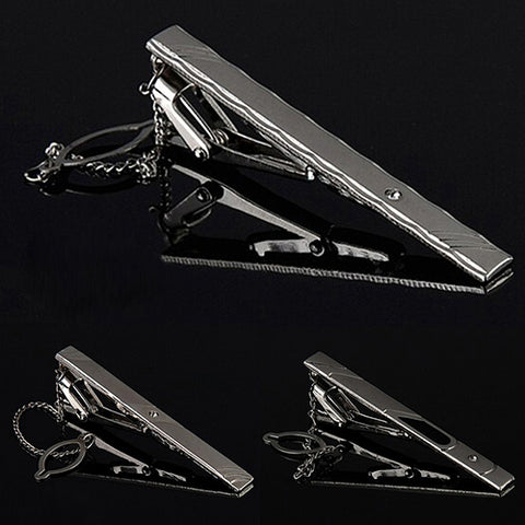 Multi Styles Silver Metal  Tie Clip