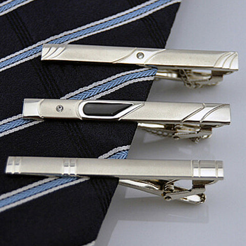 Multi Styles Silver Metal  Tie Clip