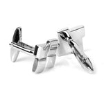 Unique Geometric Men's Cuff Links
