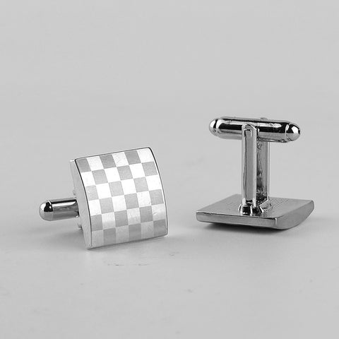 Graceful Silver Cufflinks