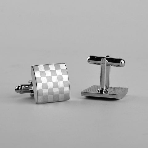 Graceful Silver Cufflinks