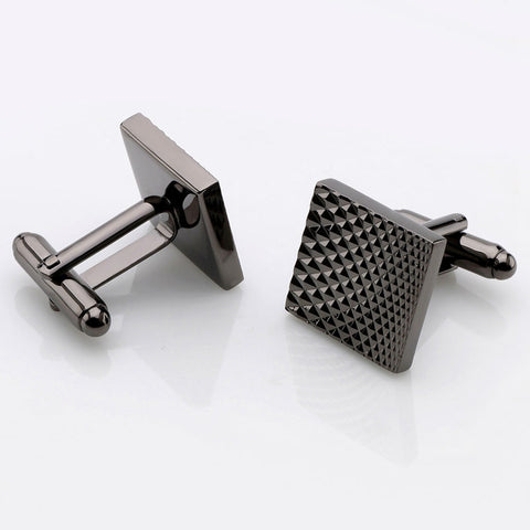 Square Black Business Cufflinks