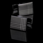 Black Suave Men's Cuff links