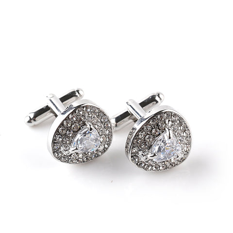 Luxury Crystal Cufflinks for Men