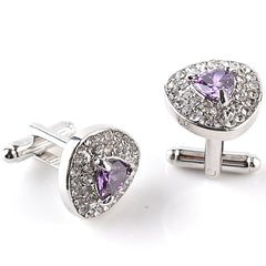 Luxury Crystal Cufflinks for Men