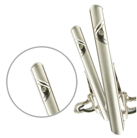 Classic Silver Tone Tie Clip