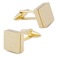 Trendy Square Matte Cuff links