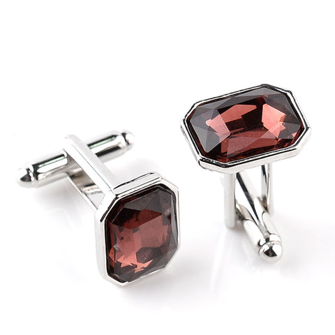 Elegant Crystal Cuffinks