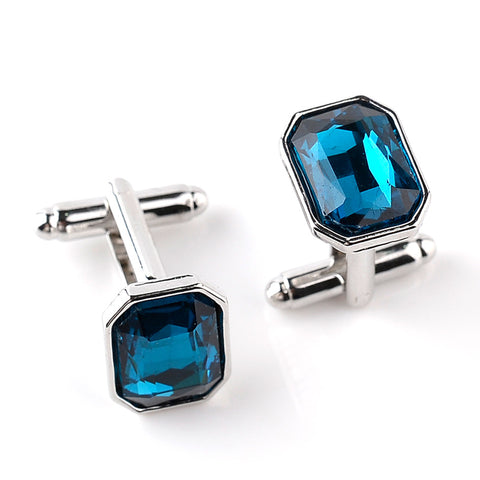 Elegant Crystal Cuffinks