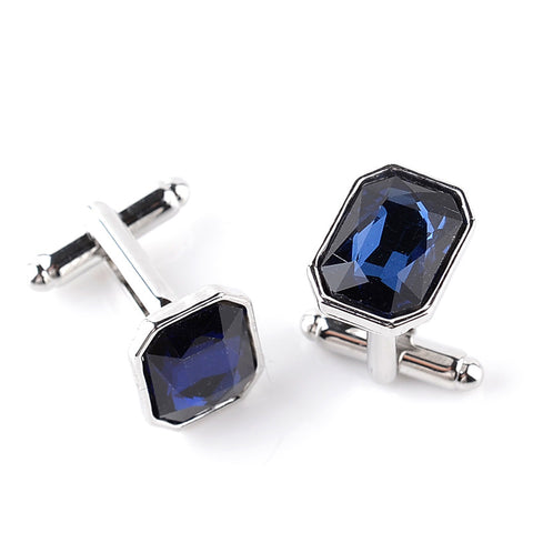 Elegant Crystal Cuffinks