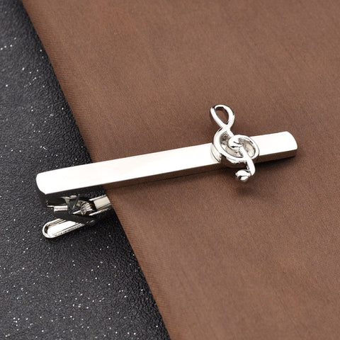 Music Inspired Vintage Tie Clips