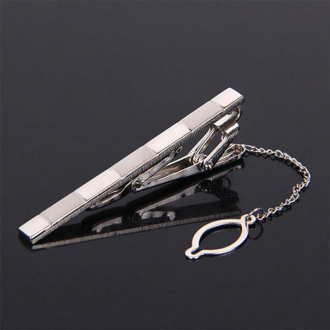 Stylish Metal Crystal Tie Clips
