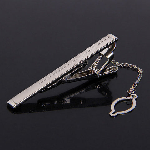 Stylish Metal Crystal Tie Clips