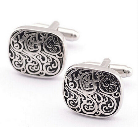 Metal Copper Men's Shirt Cufflinks