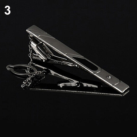 Multi Styles Silver Metal  Tie Clip