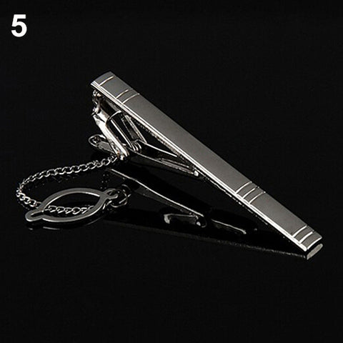 Multi Styles Silver Metal  Tie Clip