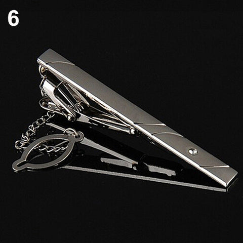 Multi Styles Silver Metal  Tie Clip