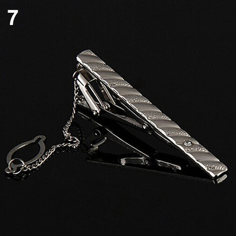 Multi Styles Silver Metal  Tie Clip