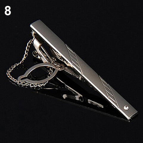 Multi Styles Silver Metal  Tie Clip