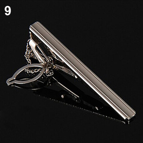 Multi Styles Silver Metal  Tie Clip
