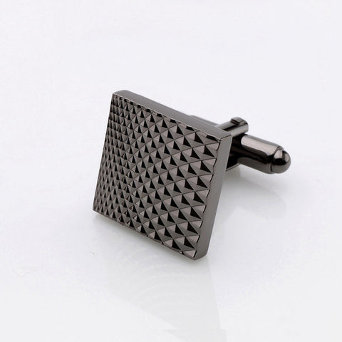 Square Black Business Cufflinks