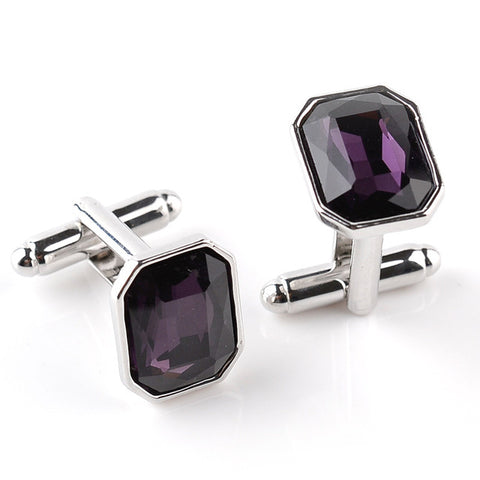 Elegant Crystal Cuffinks