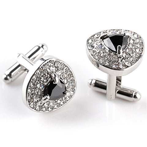 Luxury Crystal Cufflinks for Men