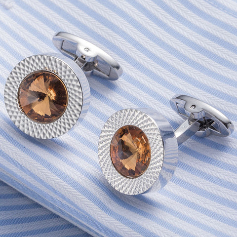 Dashing Crystal Cufflinks