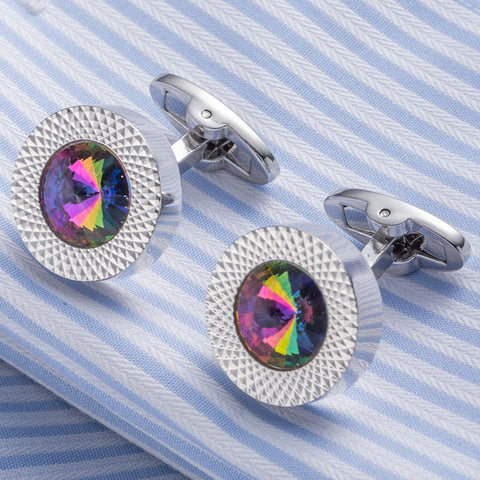 Dashing Crystal Cufflinks