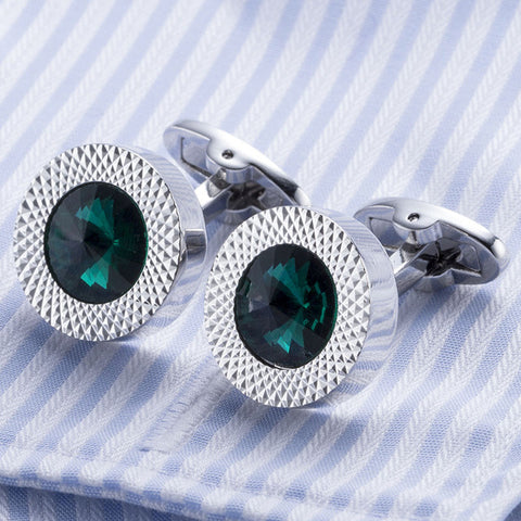 Dashing Crystal Cufflinks